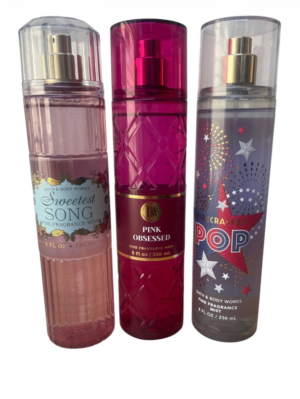 Bath & Body Works Body Spray - Bundle of 3